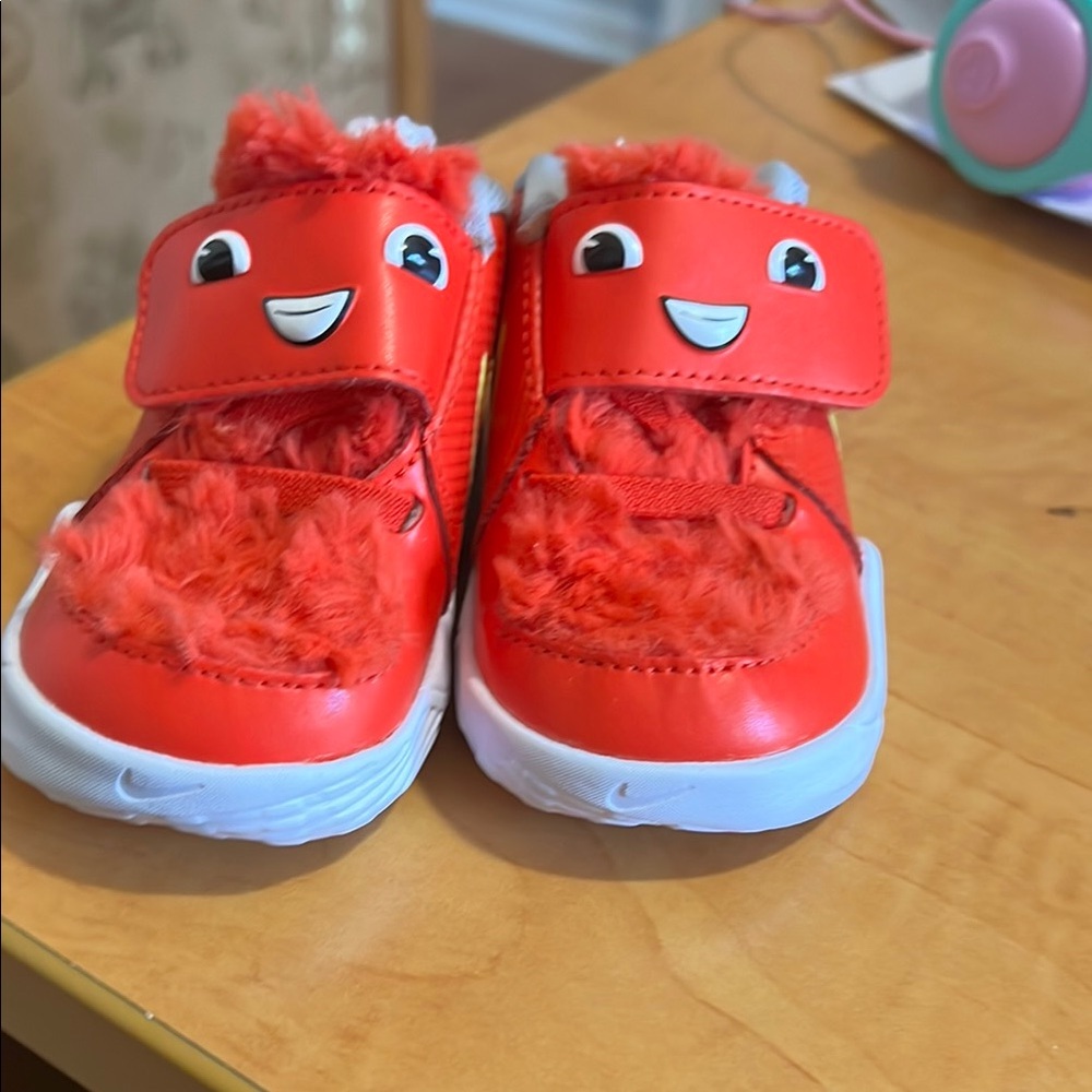 Kids' Red Furry Character Shoes